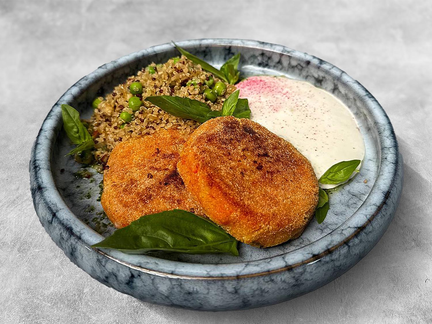 Котлеты морковные с киноа