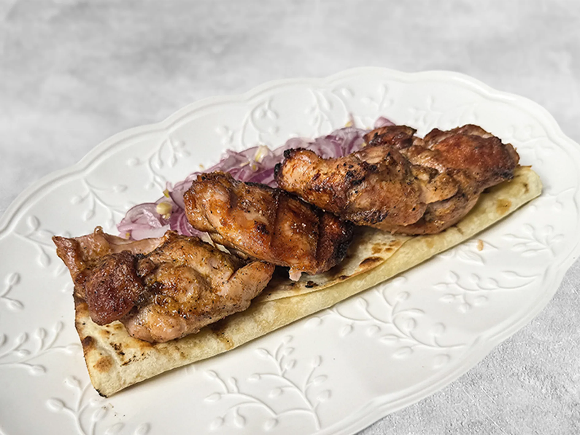 Шашлык из куриного окорока