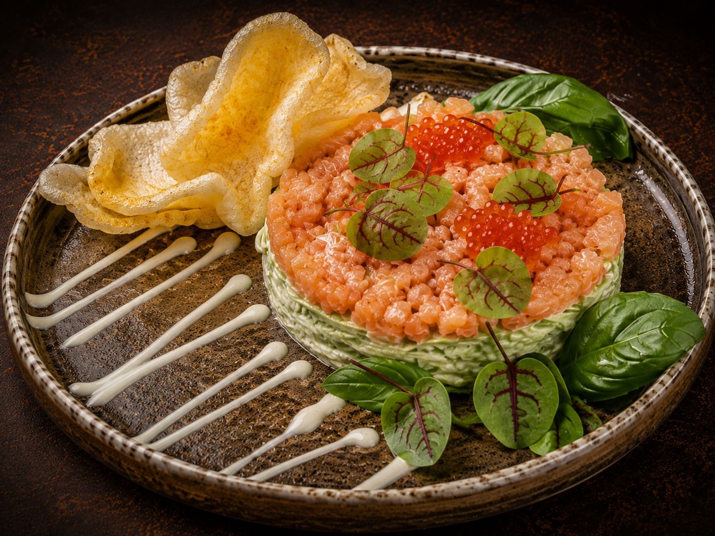 Салат с крабом